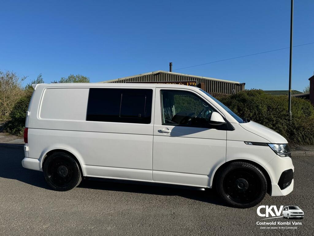 Volkswagen Transporter T6.1 2.0 Tdi 110 Swb Highline 6 Seat Kombi Van White #2