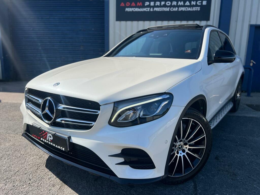 Mercedes-Benz GLC Class Amg Night Edition White #4