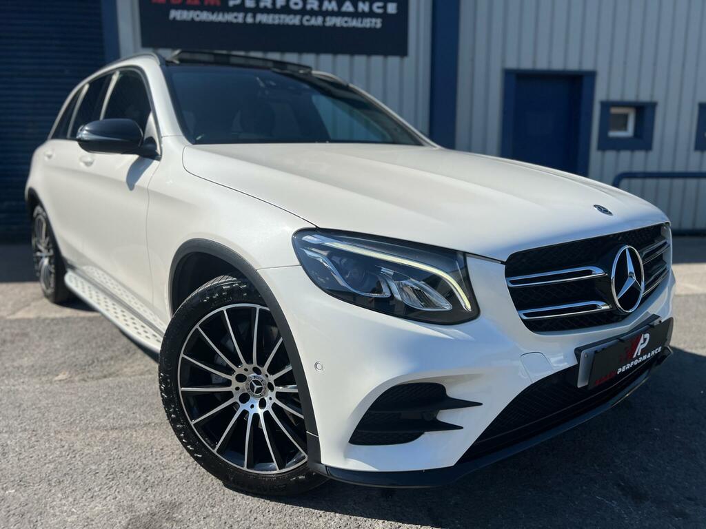 Mercedes-Benz GLC Class Amg Night Edition White #5