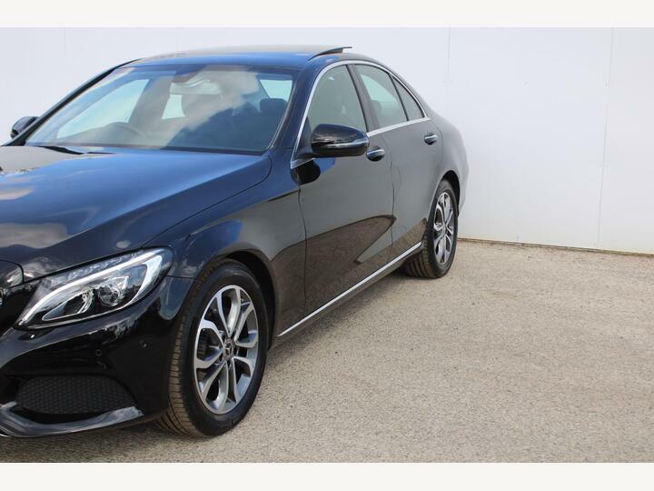 Mercedes-Benz C Class 2.1 C220d Sport Premium G-tronic Euro 6 Ss 4 PX18XVO Black #4