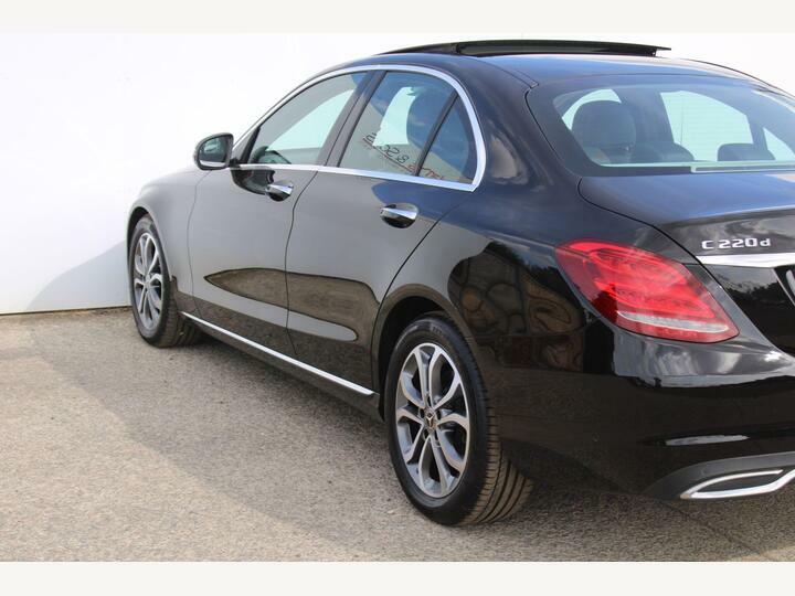 Mercedes-Benz C Class 2.1 C220d Sport Premium G-tronic Euro 6 Ss 4 PX18XVO Black #6