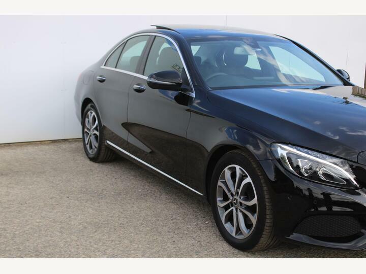 Mercedes-Benz C Class 2.1 C220d Sport Premium G-tronic Euro 6 Ss 4 PX18XVO Black #2