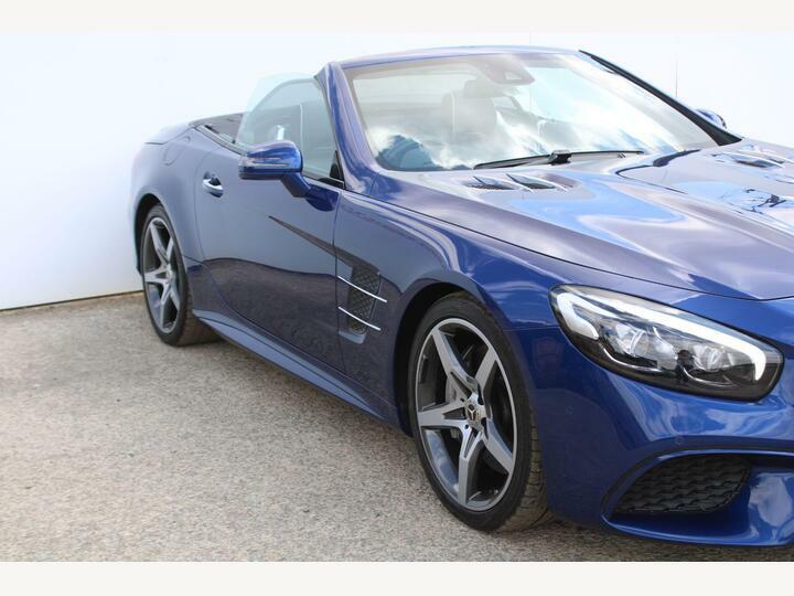 Mercedes-Benz SL Class 3.0 Sl400 V6 Amg Line Roadster G-tronic Euro 6 S Blue #2