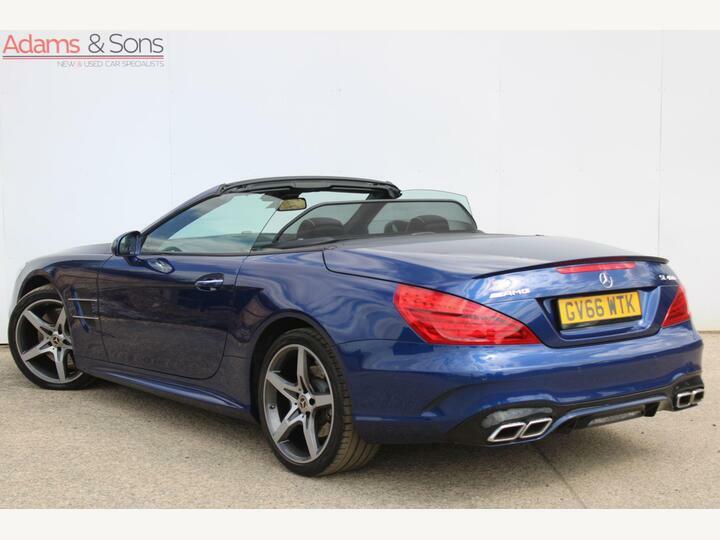 Mercedes-Benz SL Class 3.0 Sl400 V6 Amg Line Roadster G-tronic Euro 6 S Blue