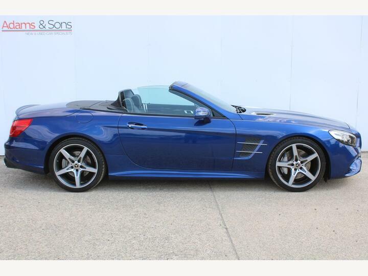 Mercedes-Benz SL Class 3.0 Sl400 V6 Amg Line Roadster G-tronic Euro 6 S Blue #6