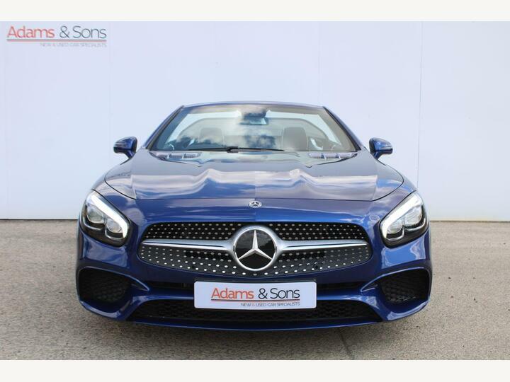 Mercedes-Benz SL Class 3.0 Sl400 V6 Amg Line Roadster G-tronic Euro 6 S Blue #3