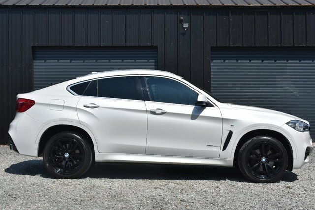 BMW X6 40D M Sport Suv White #2