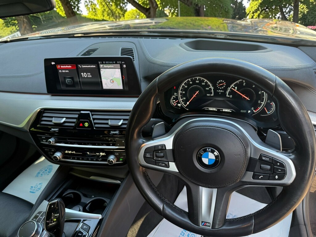 BMW 5 Series Saloon 2.0 520D M Sport Xdrive Euro 6 Ss 4 White #15