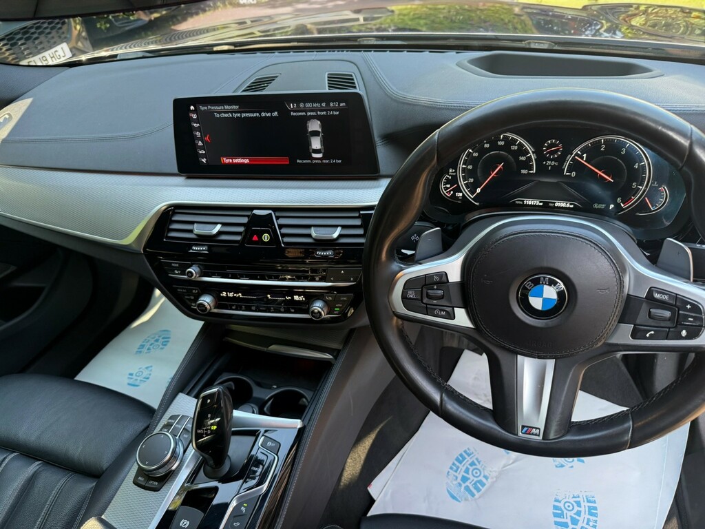 BMW 5 Series Saloon 2.0 520D M Sport Xdrive Euro 6 Ss 4 White #14
