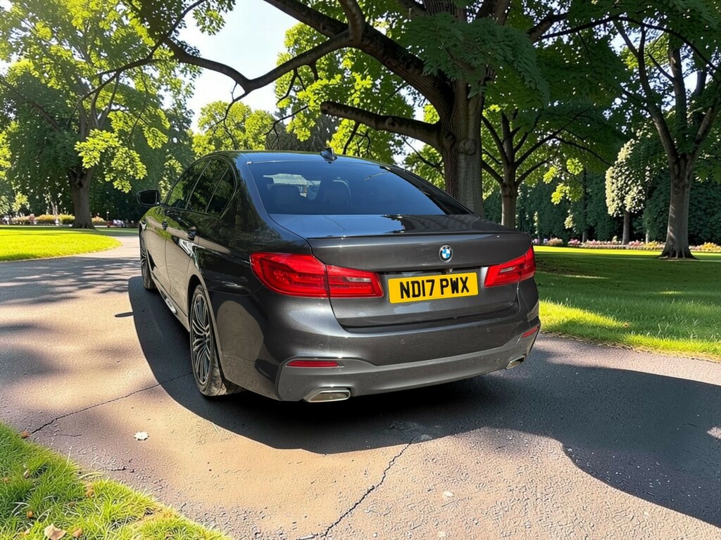 BMW 5 Series Saloon 2.0 520D M Sport Xdrive Euro 6 Ss 4 White #9