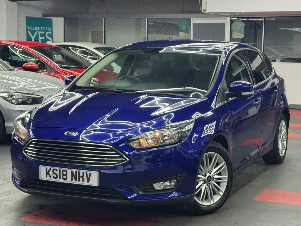 Ford Focus Hatchback 1.0T Ecoboost Zetec Edition Euro 6 Ss KS18NHV Blue #3