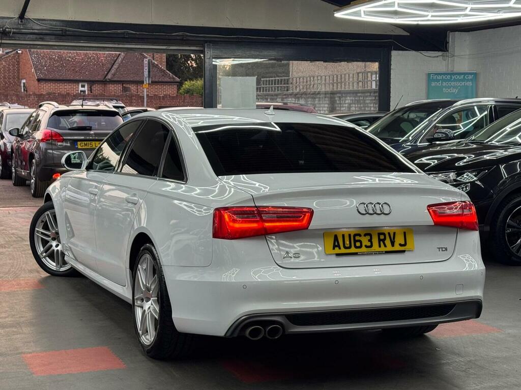 Audi A6 Saloon Saloon 2.0 Tdi S Line Euro 5 Ss 201363 White #5