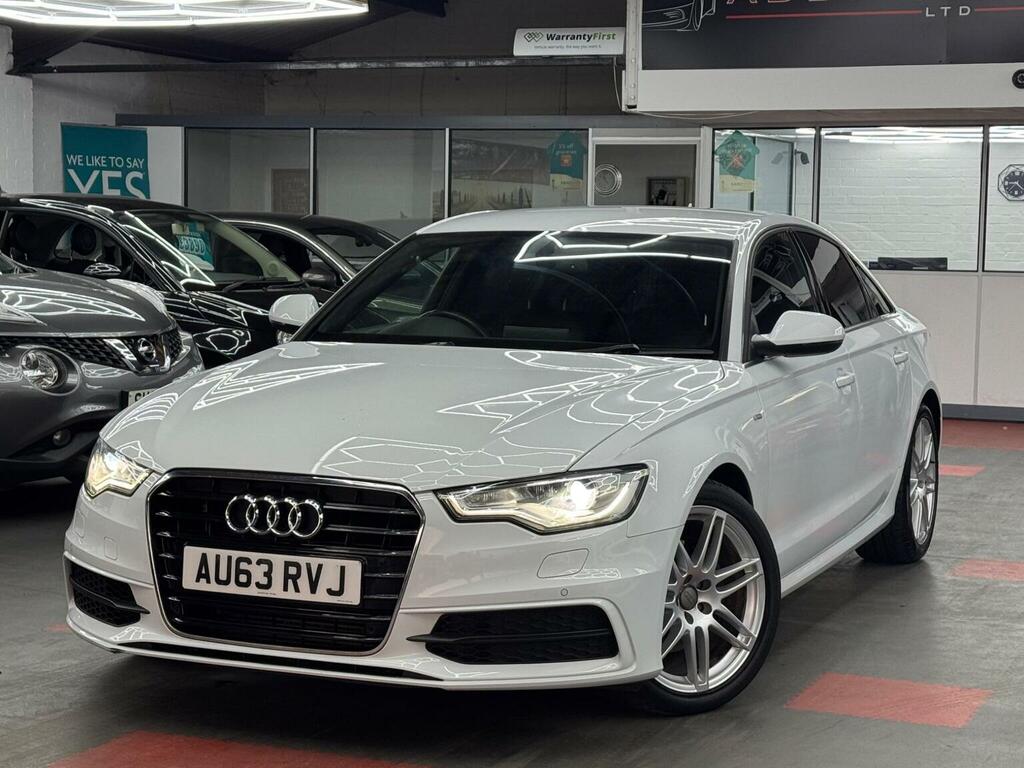 Audi A6 Saloon Saloon 2.0 Tdi S Line Euro 5 Ss 201363 White #3
