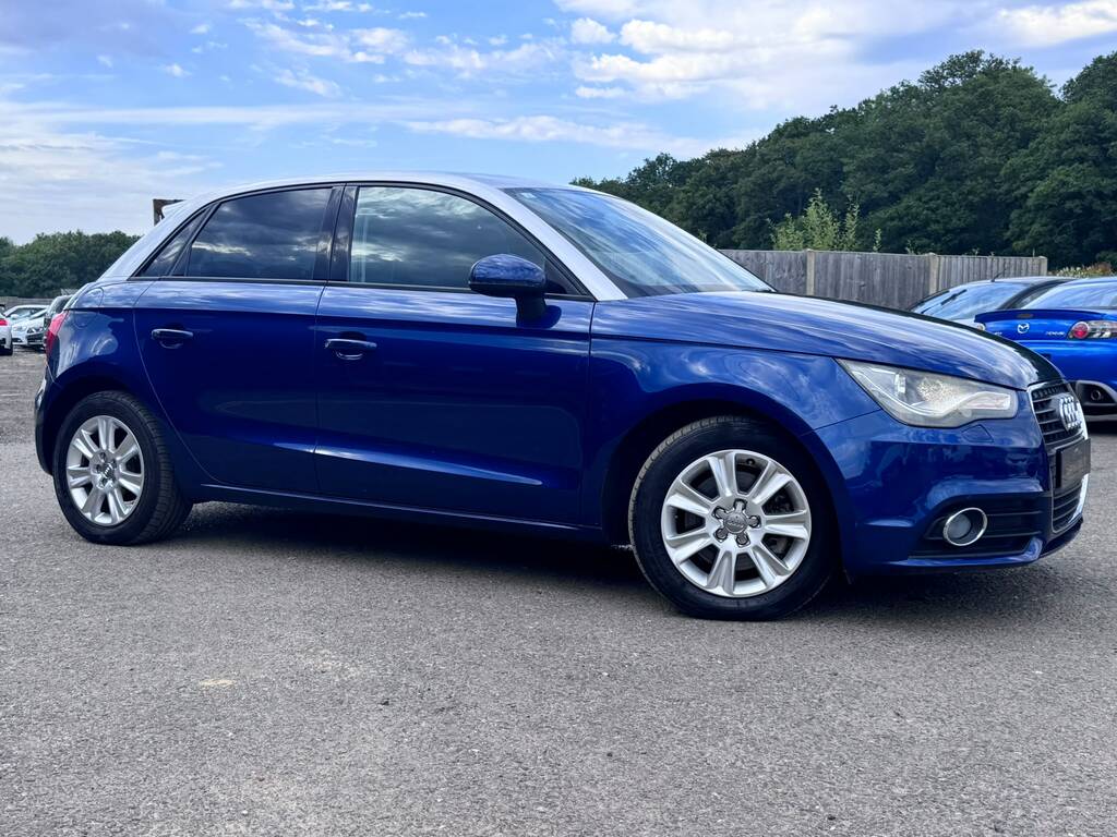 Audi A1 Hatchback Blue #4