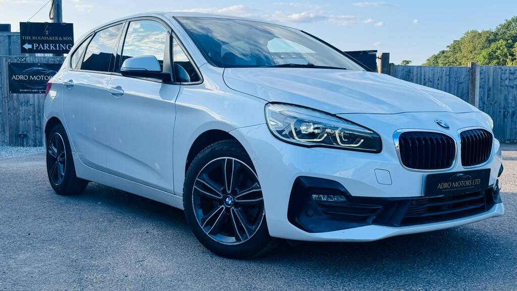 BMW 2 Series Mpv White #5