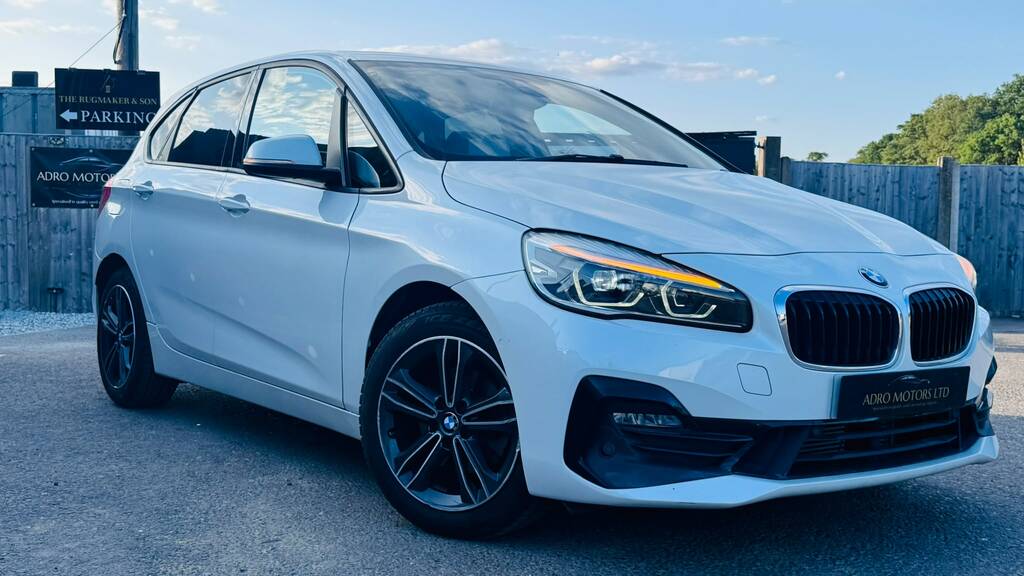 BMW 2 Series Mpv White #4
