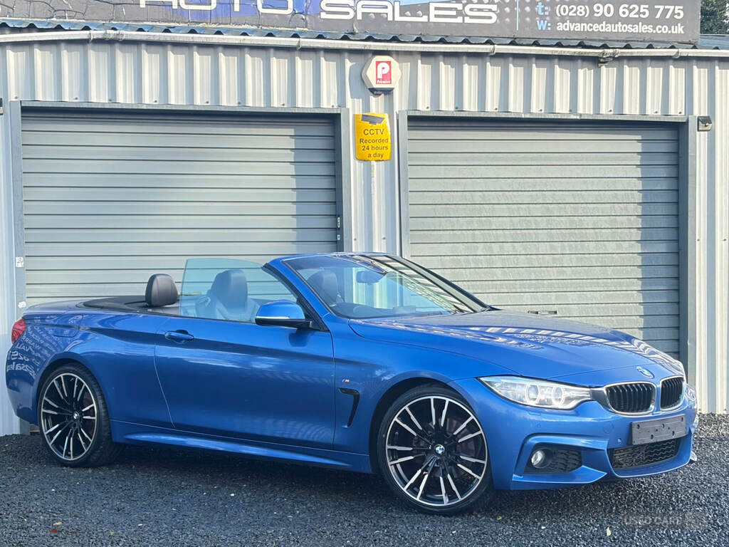 BMW 4 Series 420D 190 M Sport Professional Media Blue