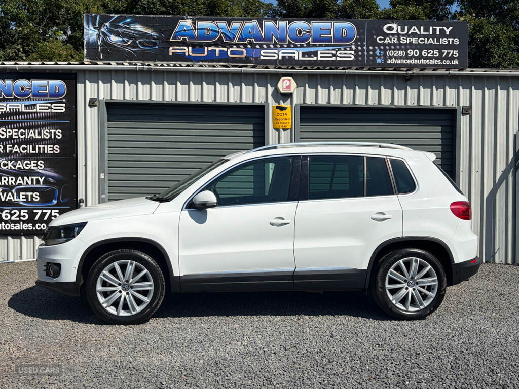 Volkswagen Tiguan 2.0 Tdi Bluemotion Tech Match Edition 150 2Wd White #4