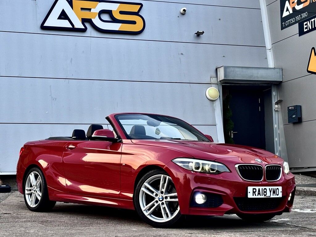 BMW 2 Series 2.0 220D M Sport Convertible 201818 Red