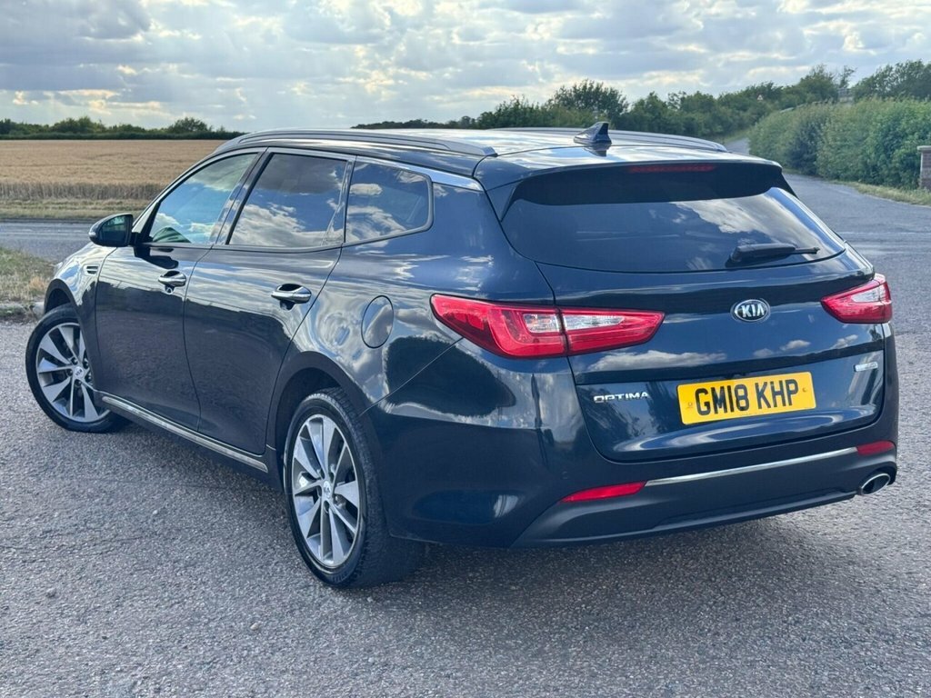 Kia Optima Estate GM18KHP Blue #4