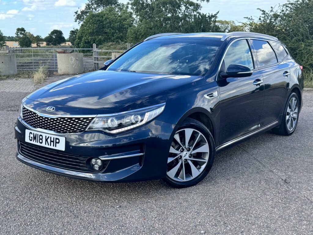 Kia Optima Estate GM18KHP Blue #2