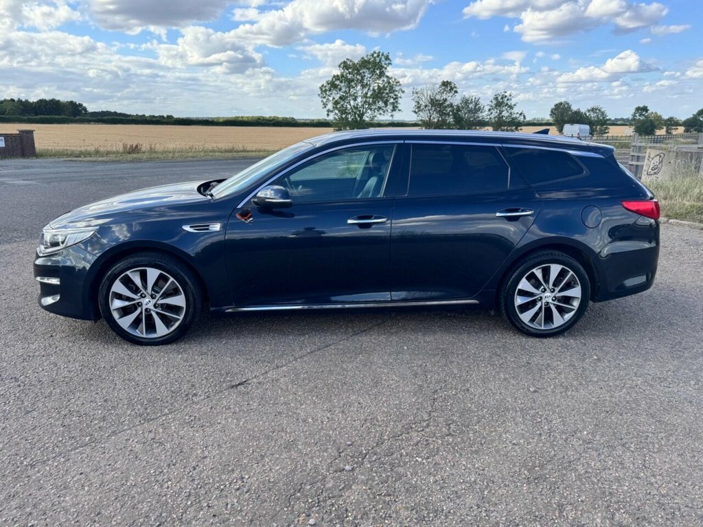 Kia Optima Estate GM18KHP Blue #3