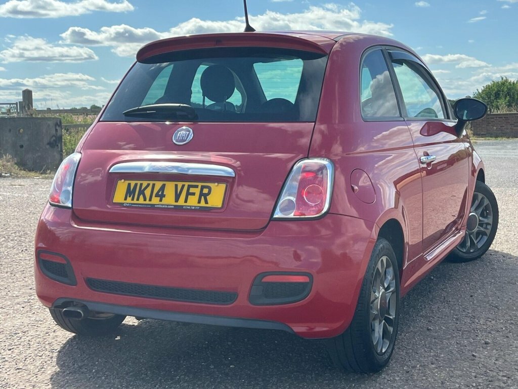 Fiat 500 Hatchback MK14VFR Red #5