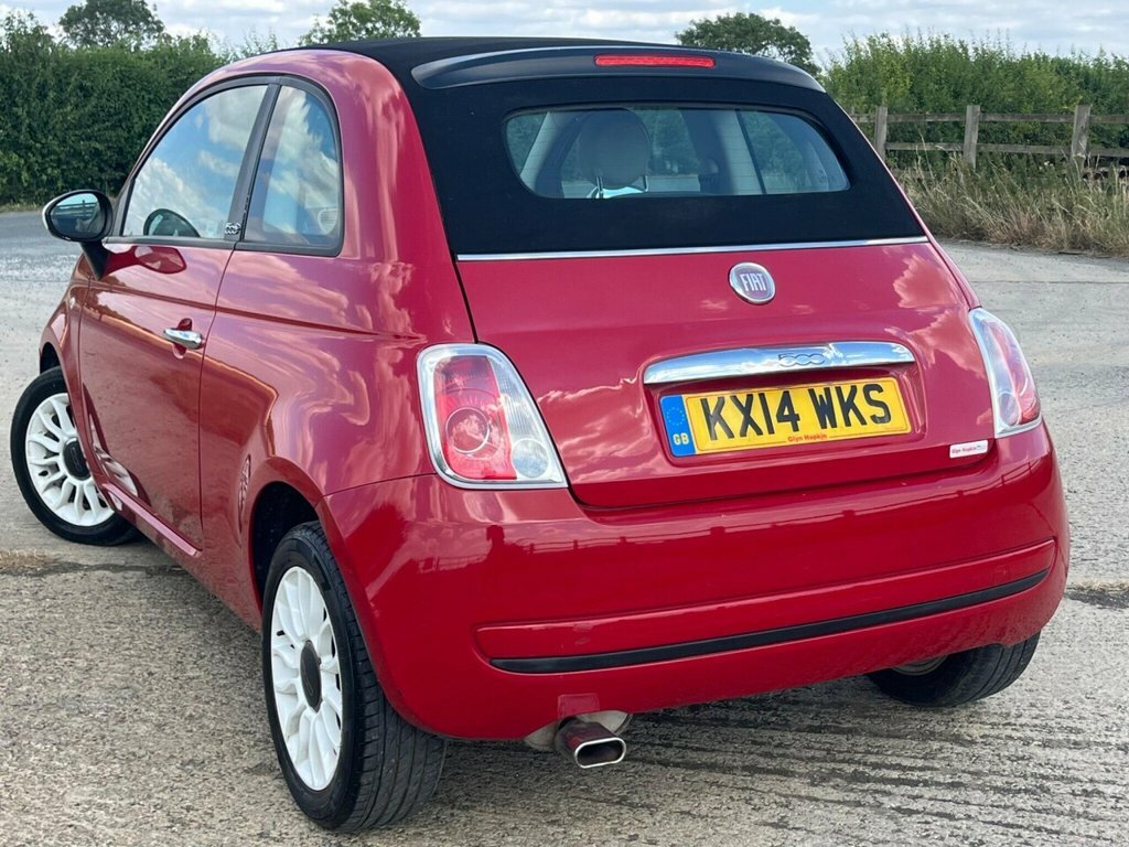 Fiat 500C Convertible Red #2