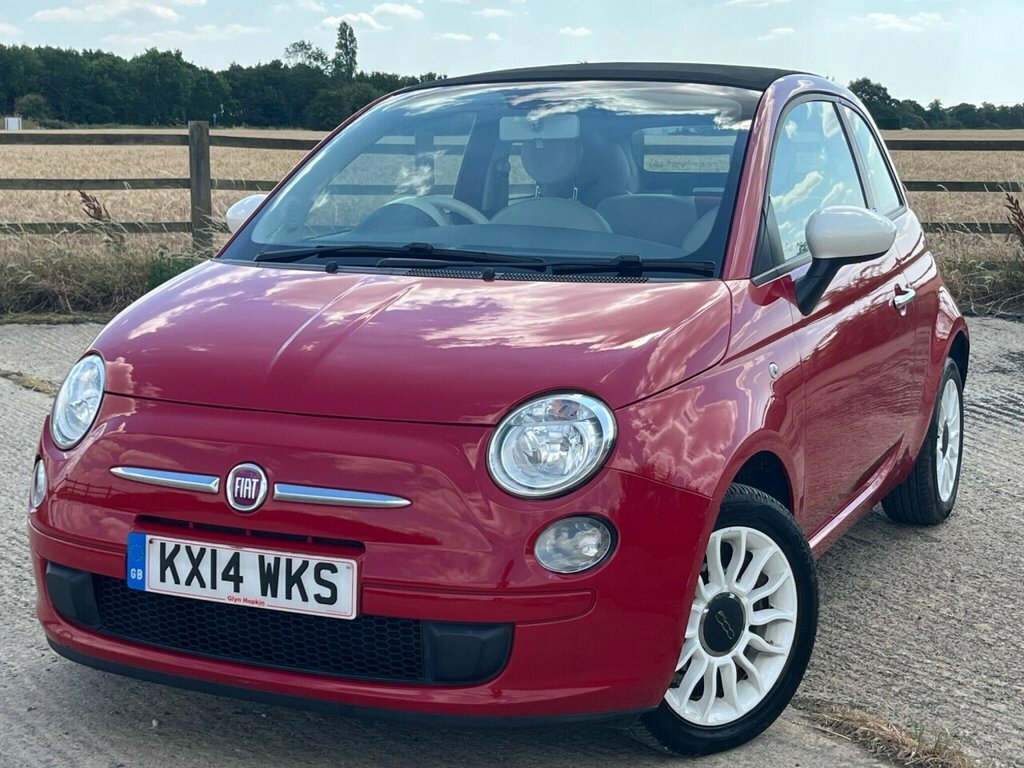 Fiat 500C Convertible Red #3