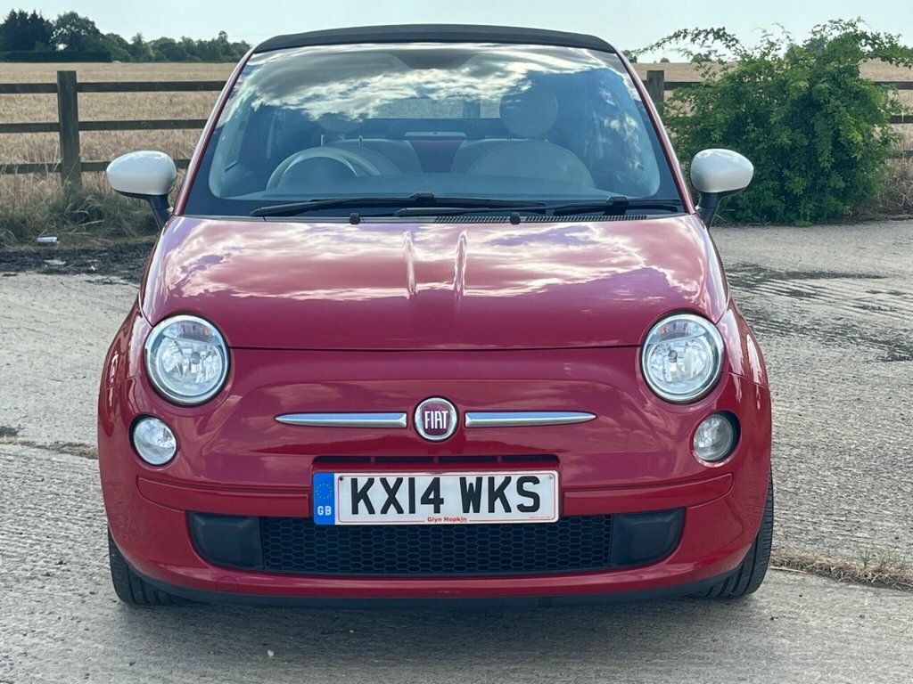Fiat 500C Convertible Red #6