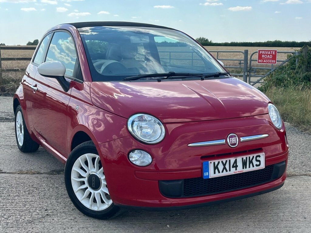 Fiat 500C Convertible Red