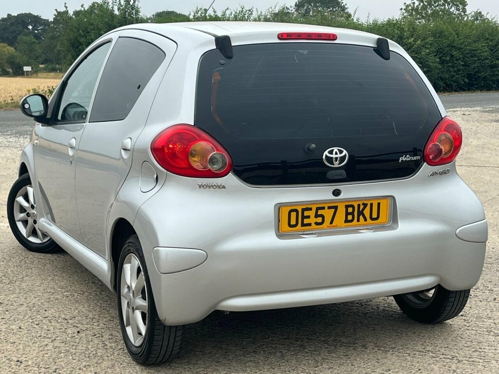 Toyota Aygo Hatchback OE57BKU Silver #2