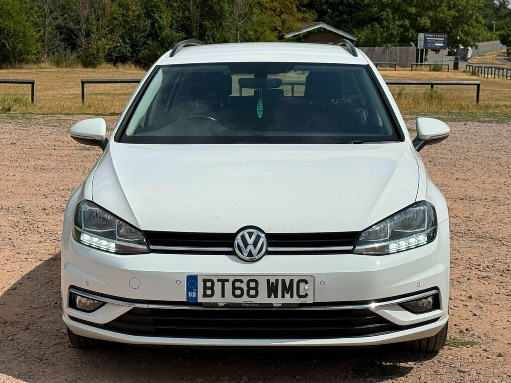 Volkswagen Golf Estate BT68WMC White #2