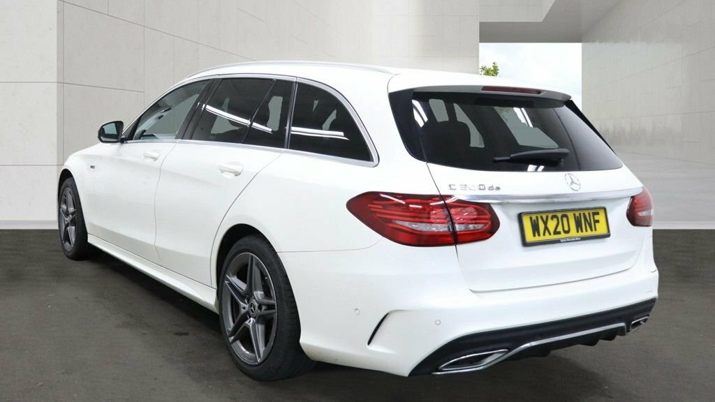 Mercedes-Benz C Class 2L Amg Line Edition White #3