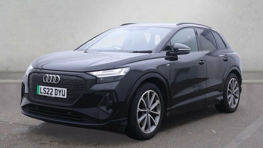 Audi Q4 E Tron Suv Black #4