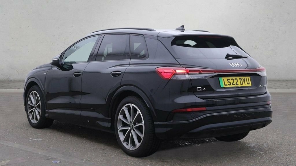 Audi Q4 E Tron Suv Black #3