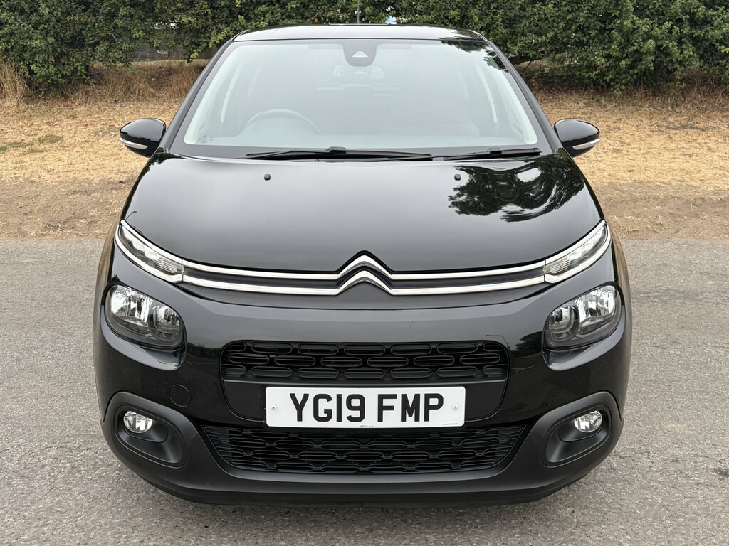 Citroen C3 Hatchback 1.2 Puretech Flair 2019 YG19FMP Black #2
