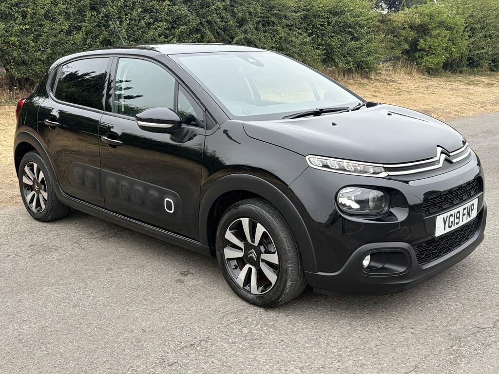 Citroen C3 Hatchback 1.2 Puretech Flair 2019 YG19FMP Black #3