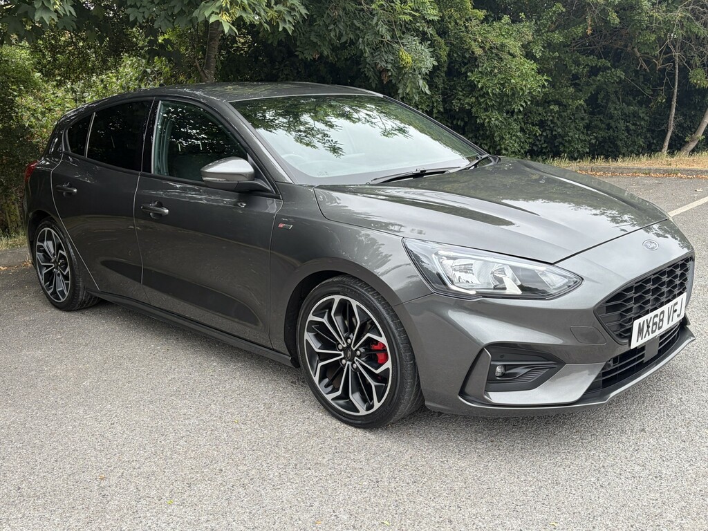 Ford Focus Hatchback 1.0 T Ecoboost St-line X 2018 MX68VFJ Grey #3