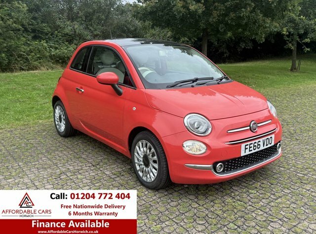 Fiat 500 1.2 Lounge Hatchback Euro 6 S S Pink