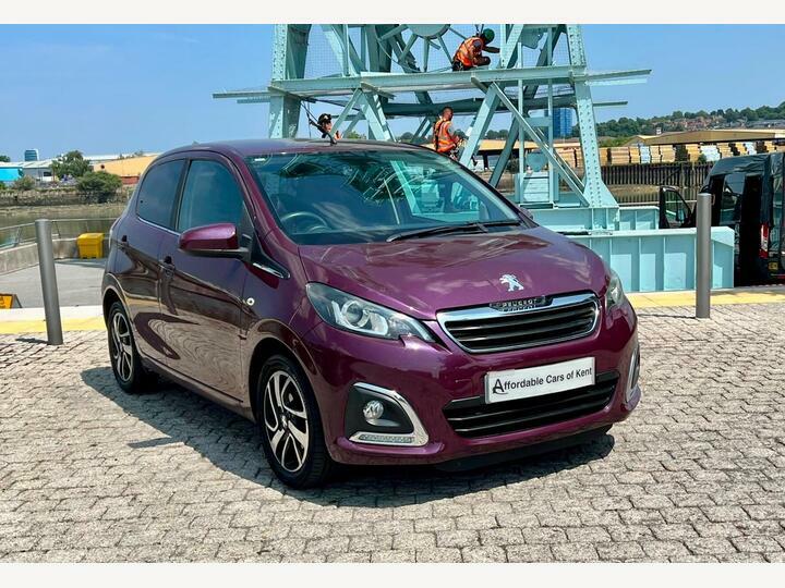 Peugeot 108 1.2 Vti Puretech Allure Hatchback Manua Purple