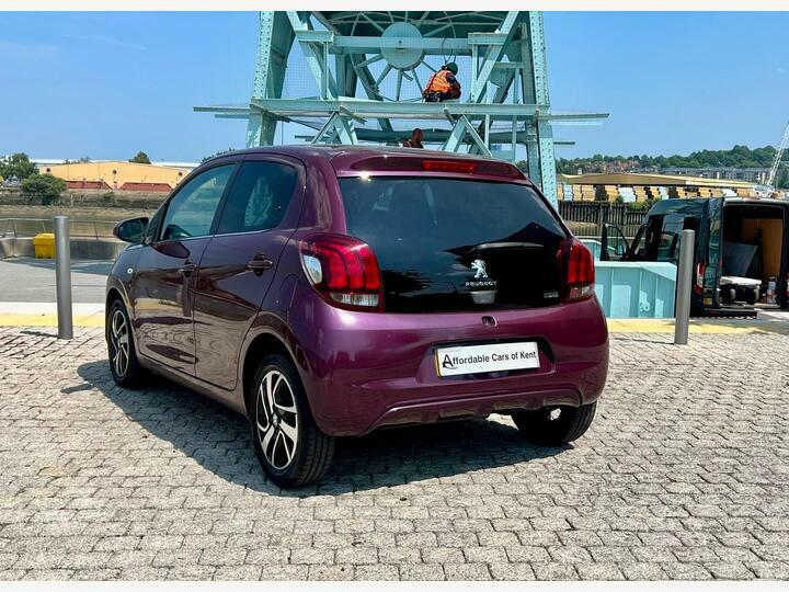 Peugeot 108 1.2 Vti Puretech Allure Hatchback Manua Purple #6