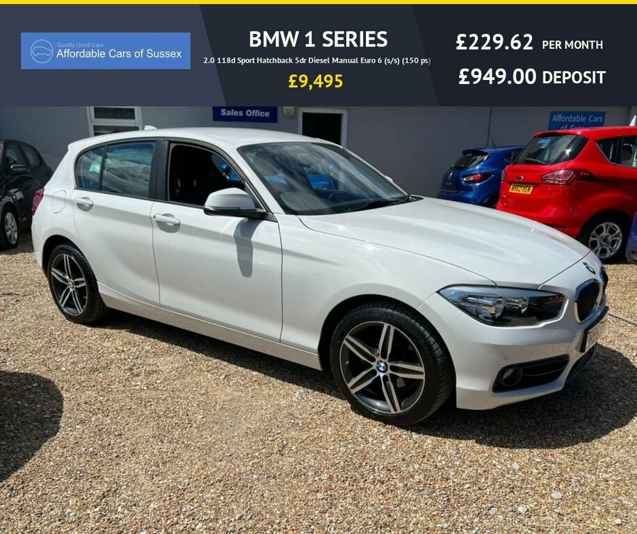 BMW 1 Series 2L Sport White #2