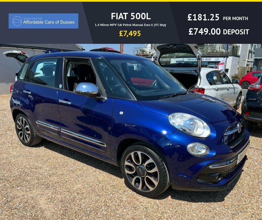 Fiat 500L 1.4L Mirror Blue #3