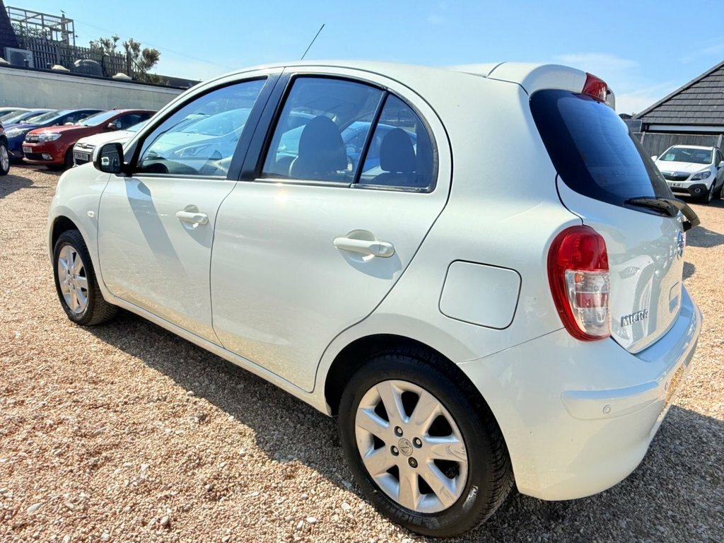 Nissan Micra 1L Acenta White #6