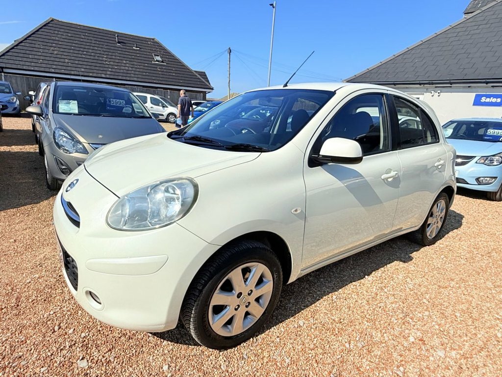 Nissan Micra 1L Acenta White #4