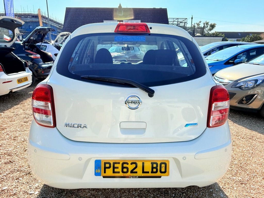 Nissan Micra 1L Acenta White #3