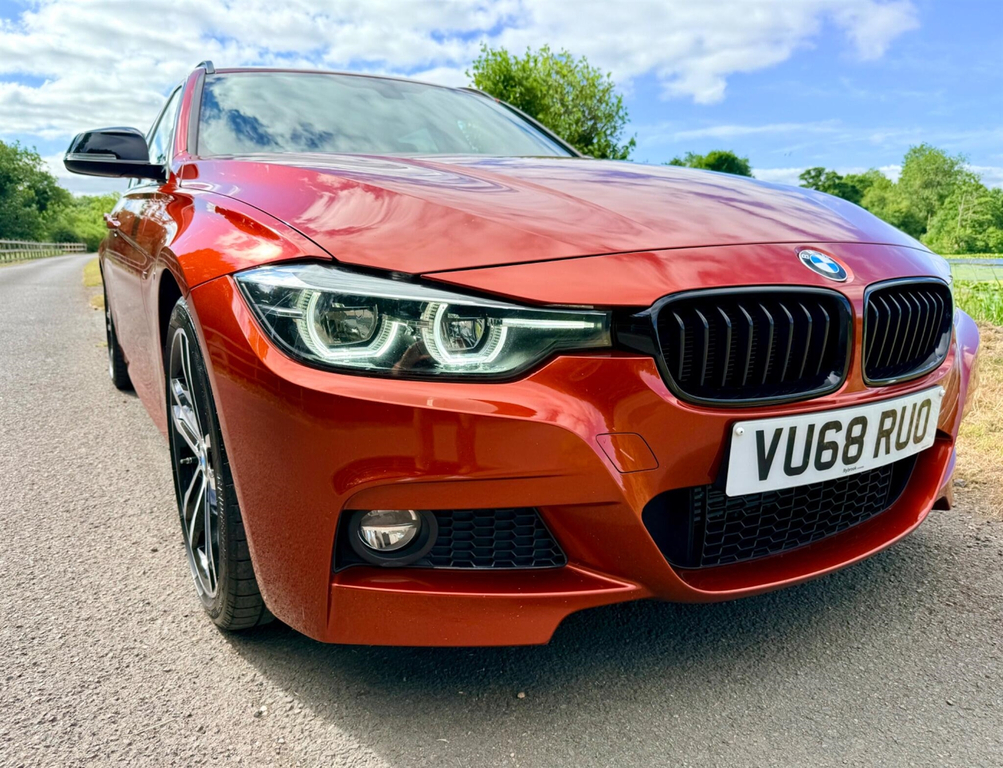 BMW 3 Series 2.0 M Sport Shadow Edition Touring Euro 6 S VU68RUO Orange #2