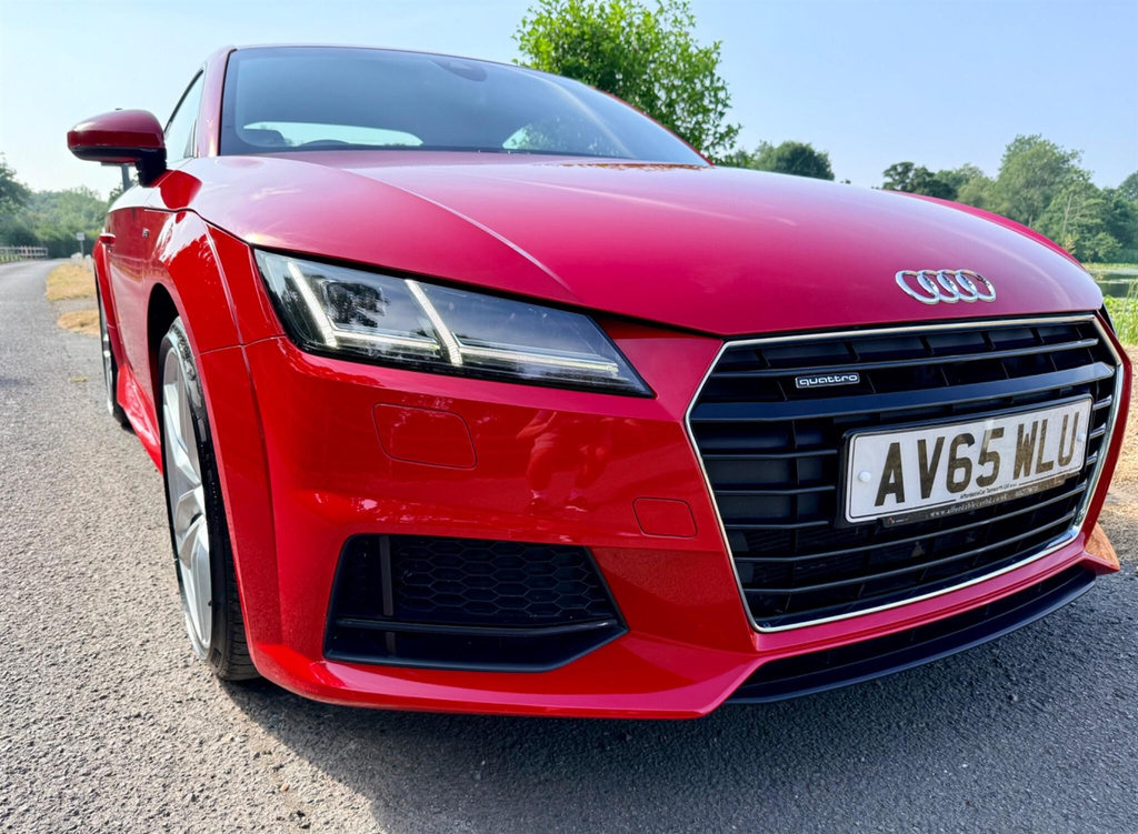 Audi TT 2.0 Tfsi S Line S Tronic Quattro Euro 6 Ss AV65WLU Red #2