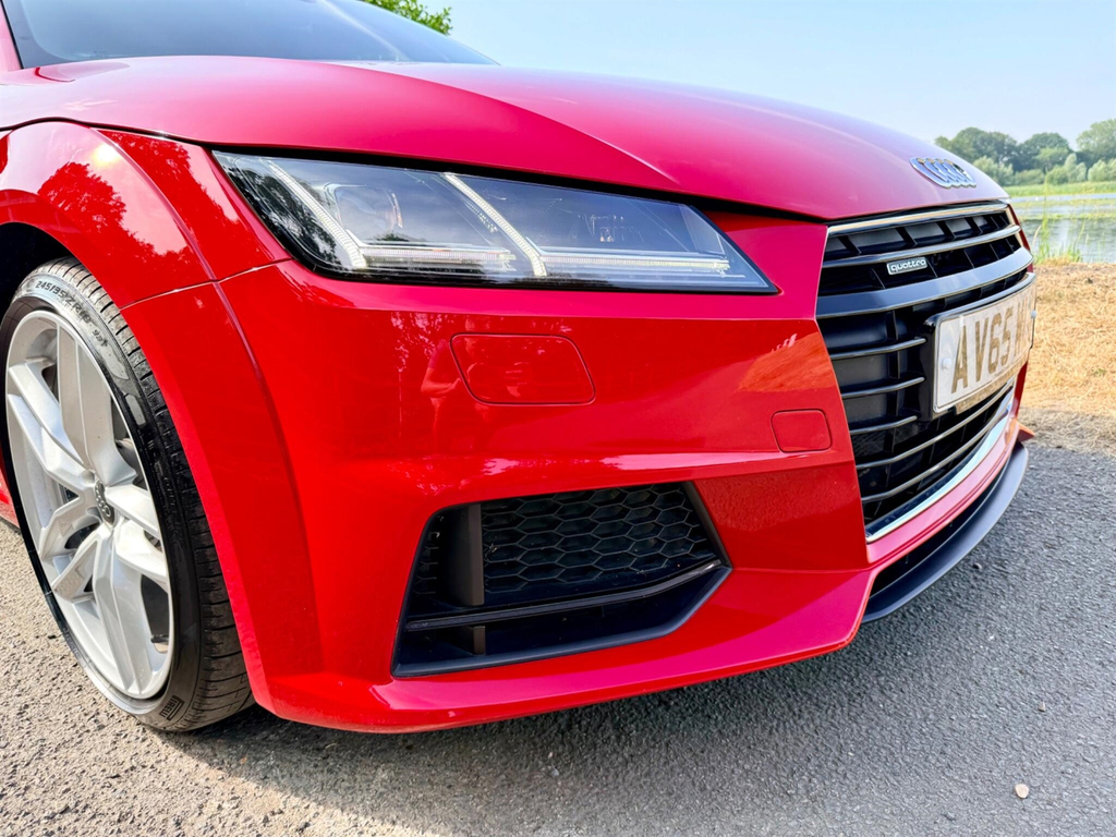 Audi TT 2.0 Tfsi S Line S Tronic Quattro Euro 6 Ss AV65WLU Red #3